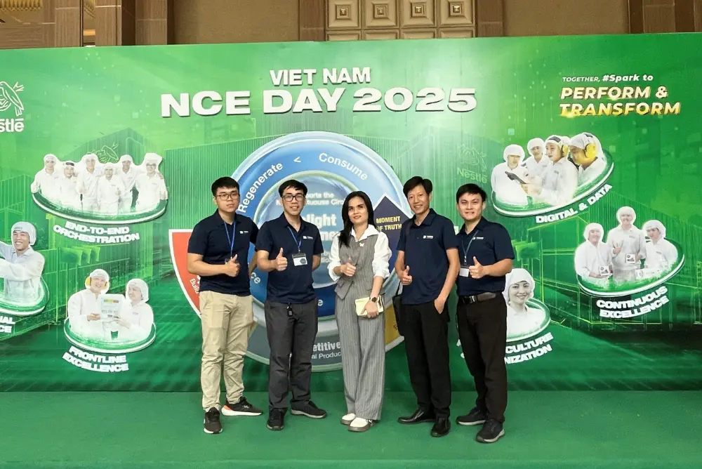 Temas joins Nestlé NCE Day 2025, showcasing an AMR and Techman Cobot solution for smart factories